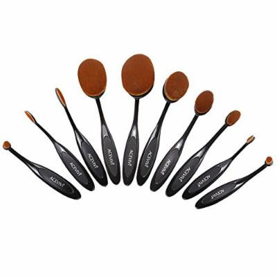 ACEVIVI Makeup Brushes - 10 PIECE Premium Makeup Brush Kit Handle Synthetic Kabuki Foundation Cosmetic Brushes for Powder Liquid Cream