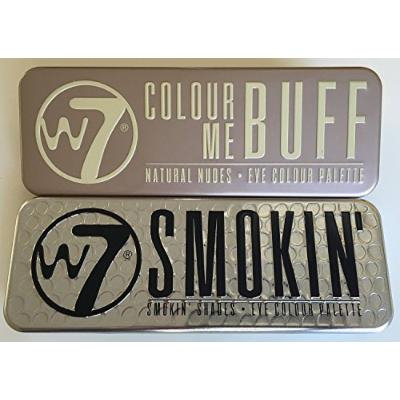 W7 Eye Shadow Colour Palette Colour Me Buff Natural Nudes and Smoking' Set