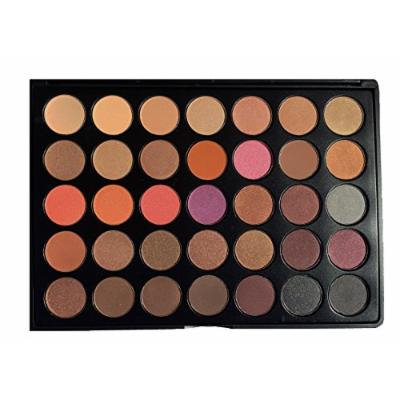 The Beauty Box Artist Eyeshadow Palette | 35 Color Blendable Pigmented Nude Warm Eyeshadow | Matte and Shimmer Makeup for Every Skin Tone | High Quality Cosmetics | Espresso Collection