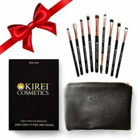 Kirei Cosmetics Luxe 9-Piece Cruelty-Free and Vegan Eye Makeup Brush Set