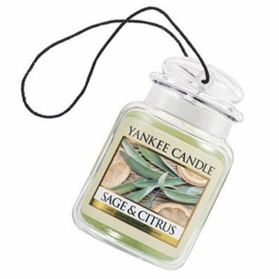 Yankee Candle Gel Car Jar Ultimate Odor Neutralizing Air Freshener Sage & Citrus