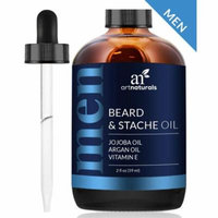 Beard & Stache Oil (2oz) - 100% Natural Grooming Conditioning Oil w/ Vitamin E