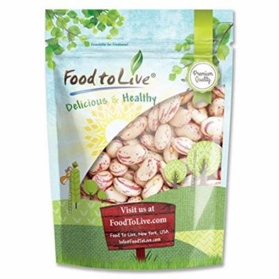 Cranberry Beans, 5 Pounds - Kosher, Raw, Sproutable, Vegan - by Food to Live