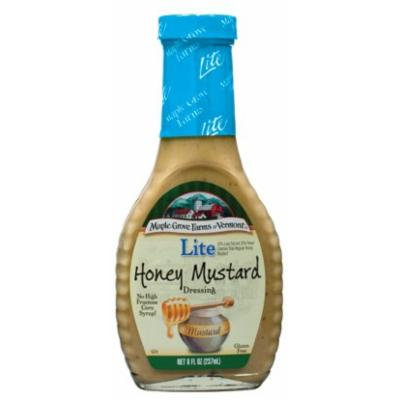 Maple Grove Farms Dressing Honey Mustard Lite 8.0 OZ(Pack of 6)