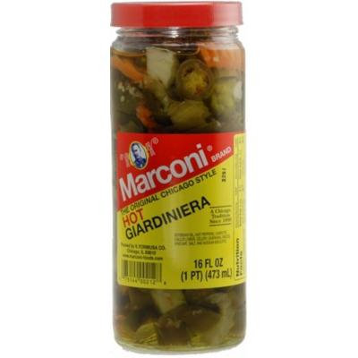 Hot Giardiniera 16 Oz., Pack of 6
