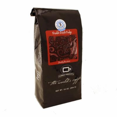 Coffee Beanery Double Dutch Fudge Flavored Coffee SWP Decaf 16 oz. (Fine)