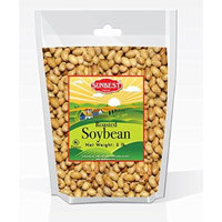 SunBest Whole, Roasted Soybeans No Salt, Soy Nuts, US Product in Resealable Bag (5 Lb)