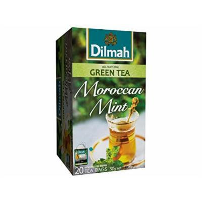 Dilmah Moroccan Mint Green Tea 30g 1.06 Oz 20 Teabags
