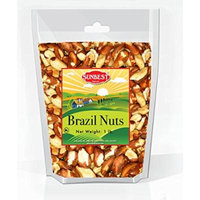 SUNBEST Whole, Raw, Shelled Brazil Nuts in Resealable Bag … (1 Lb)