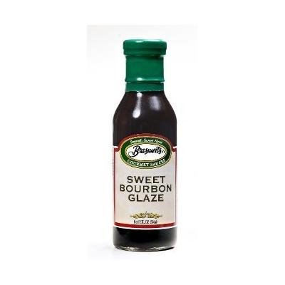 Braswell Sweet Bourbon Glaze 12 oz. Bottle (Pack of 3)