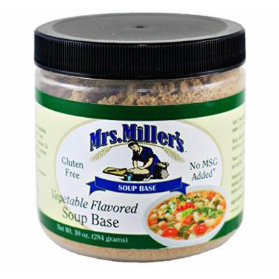 Mrs. Miller's Vegetable Flavored Soup Base, Gluten-Free, No MSG, 10 oz. (Pack of 4)