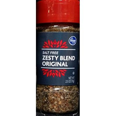 Kroger Salt Free Zesty Blend Original 2.5 Oz (Pack of 3)