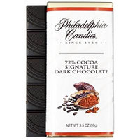 Philadelphia Candies Signature Dark Chocolate For Wine 72% Cocoa, 3.5-Ounce Packages (Pack of 12)