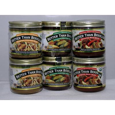 Better Than Bouillon Organic Reduced Sodium Mix six pack