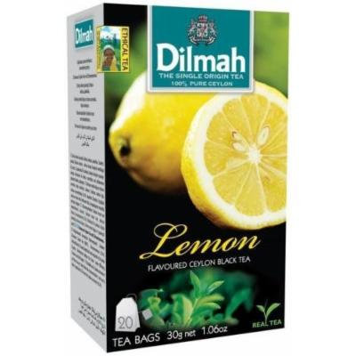 Dilmah, Tea, Single Origin Pure Ceylon Tea (Lemon , 20 Tea Bags (Pack of 3))