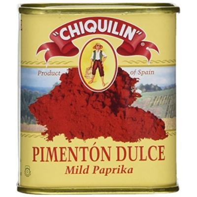 Chiquilin Mild Paprika Tin - Tin Can 75 grams (6 PACK)
