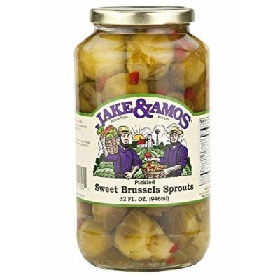 J&A Pickled Sweet Brussel Sprouts 32oz Jake & Amos
