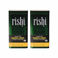 Rishi Tea Turmeric Ginger Organic Herbal Blend, Loose Leaf, 2.4 Ounce (Pack of 2)