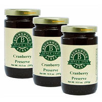 Cranberry Preserve - 3 PACK - Shipping Included