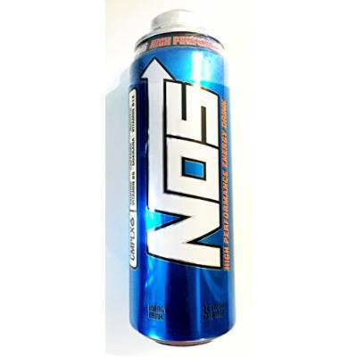 NOS Energy Drinks 24oz Twist Off Top Cans - 4 Pack