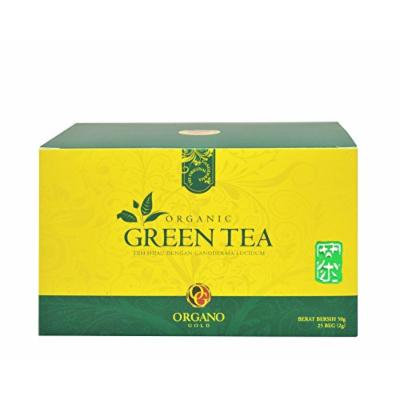 Best Organo Gold Tea Series : 2 Box Organo Gold Organic Green Tea With Ganoderma Lucidum, Organo Gold Green Tea Bags Organic With 100% Certified