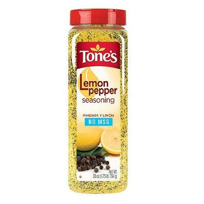 Tone's® Lemon Pepper Blend - 28 oz. shaker