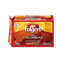 Fresh Taste of Folgers Coffee Refill Pack, 100% Colombian, 10.3 oz Air Sealed Pack (2 pk)