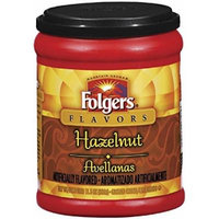 Fresh Taste of Folgers Coffee, Hazelnut Flavored Ground Coffee, Flavorful & Smooth, 11.5 Oz Canister - (1 pk)