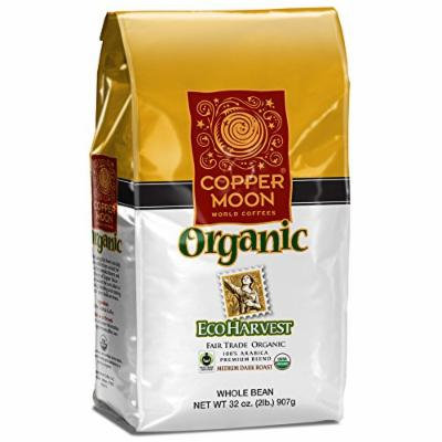 Copper Moon Fair Trade Organic Whole Bean Coffee, Eco Harvest, 2 Pound