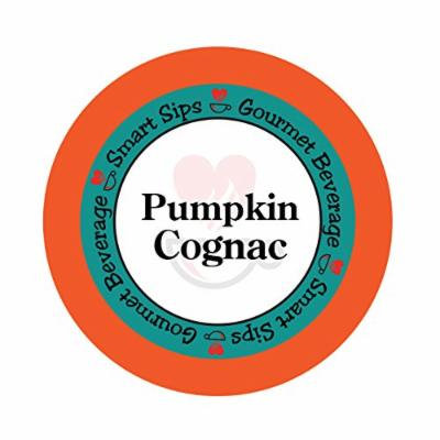 Smart Sips, Pumpkin Cognac Gourmet Coffee, 24 Count, Single Serve Cups Compatible With All Keurig K-cup Brewers