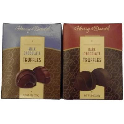 Harry & David Milk Chocolate/Dark Chocolate Truffle Bundle