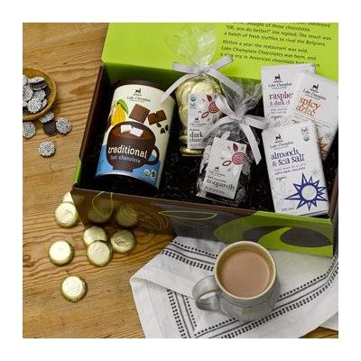Lake Champlain Vegan Dark Chocolate Gift Basket, 6 Pieces, 2 Pounds