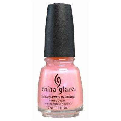 CHINA GLAZE LIGHT PINK PEARL COLOR WITH METALLIC AFTERGLOW NAIL POLISH LACQUER WITH HARDENER by China Glaze