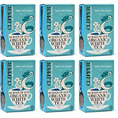 (6 PACK) - Clipper - Organic White Tea | 26 Bag | 6 PACK BUNDLE