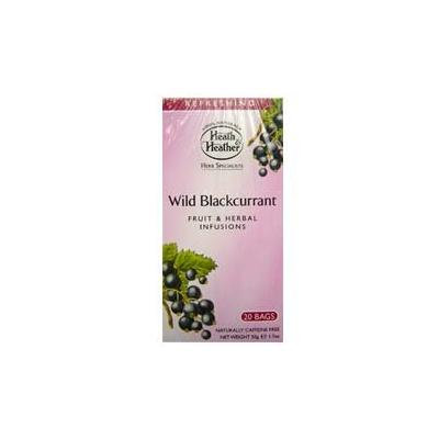 (12 PACK) - Heath And Heather - Wild Blackcurrant Herbal Tea | 20 Bag | 12 PACK BUNDLE