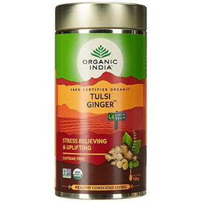 (2 Pack) - Organic India - Org Tulsi Ginger OI-TTG100 | 100g | 2 PACK BUNDLE