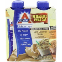 Atkins Ready To Drink Shake, Cafe Caramel, 11-Ounce Aseptic Containers (Pack of 8) by Atkins
