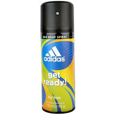 ADIDAS DEODORANT BODY SPRAY GET READY FOR MEN 150 ML - PACK OF 6