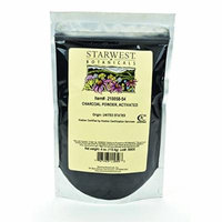 Starwest Botanicals FOOD GRADE US Hardwood Activated Charcoal Powder, 4 Ounces (Pack of 3)