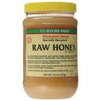YS Eco Bee Farms Raw Honey - 22 oz (Pack of 5)