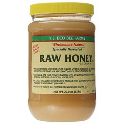 YS Eco Bee Farms Raw Honey - 22 oz (Pack of 5)