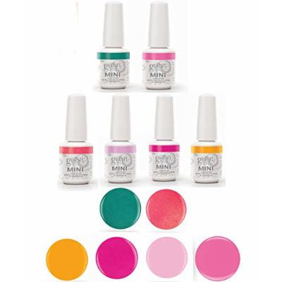 Gelish Neon Street Beat Gel Polish Collection - Includes All 6 Color Bottles
