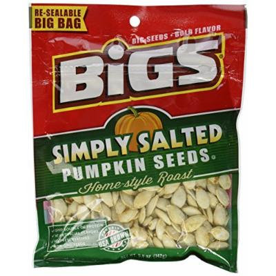 Bigs, Pumpkin Seeds, Home-Style Roast, Lightly Salted, 5oz Bag (Pack of 8)