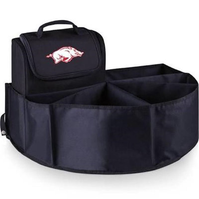 Picnic Time 715-00-179-034-0 University of Arkansas Digital Print Trunk Boss in Black with Cooler