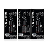 Lot of 3 SensatioNail Gel Primer, Base/top Refill Kit