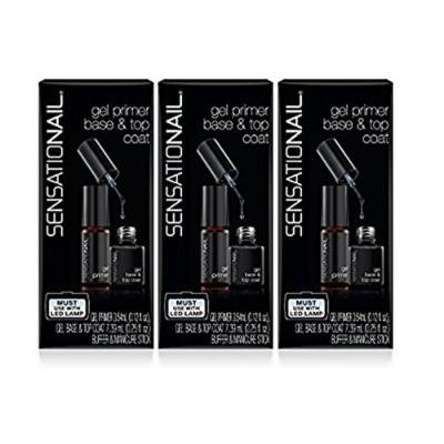Lot of 3 SensatioNail Gel Primer, Base/top Refill Kit
