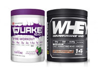 Cellucor Scivation Quake 10.0 Watermelon Bubblegum 20 Serving Pre-Workout with Cor-Performance Peanut Butter Marshmallow Whey Protein 14 Serving Post-Workout