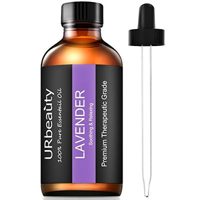 URbeauty Lavender Essential Oil, 4 Ouce/ 120ml 100% Pure Lavender Oil, Natural Essential Oils Perfect for Aromatherapy, Relaxation, DIY, Improved Mood