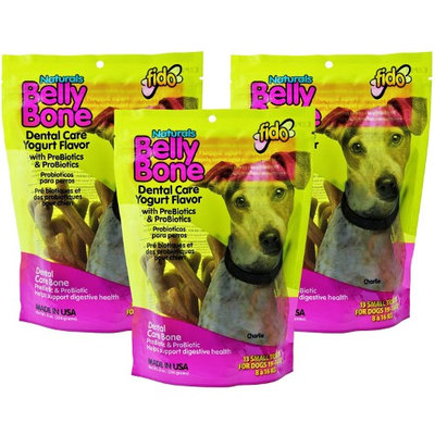 Fido Pet Products Fido Belly Bone Yogurt Dog Bone - Small 13ct (Pack of 3)