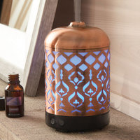 Better Homes & Gardens Antique Copper Tabriz 100 mL Cool Mist Ultrasonic Aroma Diffuser